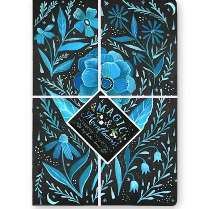 Hot^Magic & Moonflowers Notebook 3pk - Little Painter Art | Exploring the Endless Possibilities of Art