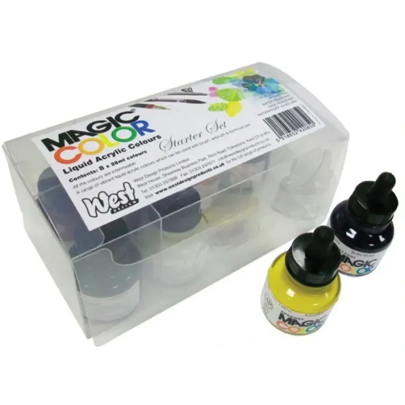 Pigment^Magic Color Starter Set - 8 x 28ml - Little Painter Art | Exploring the Endless Possibilities of Art