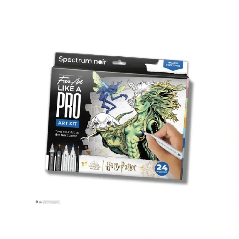 Brush^Magical Creatures Pro Fan Art Colouring Kit - Spectrum Noir - Little Painter Art | Exploring the Endless Possibilities of Art