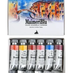 Pigment^Maimeri Blu Artist Watercolour - 6 x 12ml Set Venice - Little Painter Art | Exploring the Endless Possibilities of Art