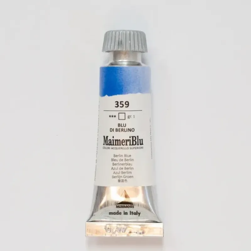 Pigment^Maimeri Blu 12ml 359 Berlin Blue - Little Painter Art | Exploring the Endless Possibilities of Art