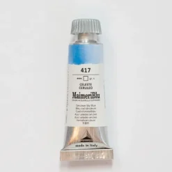 Pigment^Maimeri Blu 12ml 417 Cerulean Sky Blue - Little Painter Art | Exploring the Endless Possibilities of Art