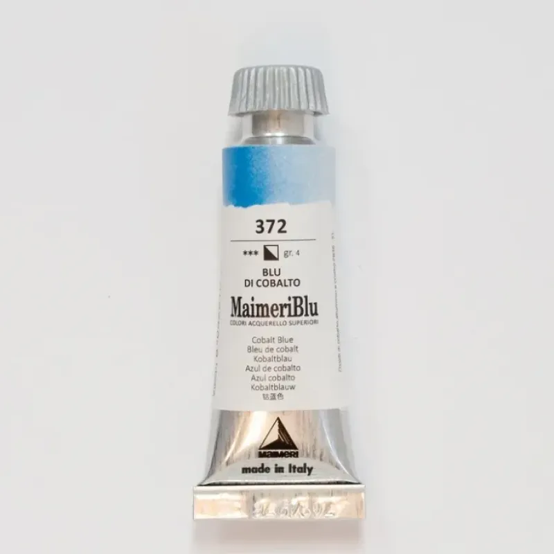 Pigment^Maimeri Blu 12ml 372 Cobalt Blue - Little Painter Art | Exploring the Endless Possibilities of Art