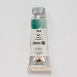 Pigment^Maimeri Blu 12ml 328 Cobalt Green - Little Painter Art | Exploring the Endless Possibilities of Art