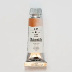 Pigment^Maimeri Blu 12ml 134 Golden Ochre - Little Painter Art | Exploring the Endless Possibilities of Art