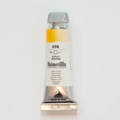 Pigment^Maimeri Blu 12ml 098 Indian Yellow - Little Painter Art | Exploring the Endless Possibilities of Art