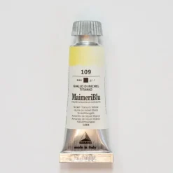 Pigment^Maimeri Blu 12ml 109 Nickel Titanium Yellow - Little Painter Art | Exploring the Endless Possibilities of Art