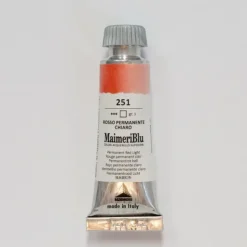 Pigment^Maimeri Blu 12ml 251 Permanent Red Light - Little Painter Art | Exploring the Endless Possibilities of Art