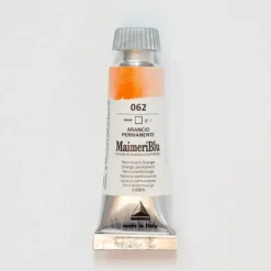 Pigment^Maimeri Blu 12ml 062 Permanent Orange - Little Painter Art | Exploring the Endless Possibilities of Art