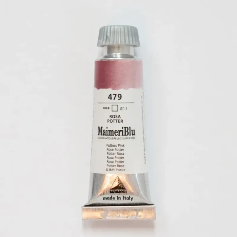 Pigment^Maimeri Blu 12ml 479 Potters Pink - Little Painter Art | Exploring the Endless Possibilities of Art