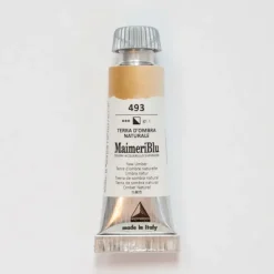 Pigment^Maimeri Blu 12ml 493 Raw Umber - Little Painter Art | Exploring the Endless Possibilities of Art