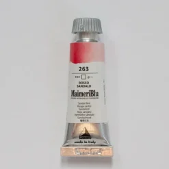 Pigment^Maimeri Blu 12ml 263 Sandal Red - Little Painter Art | Exploring the Endless Possibilities of Art