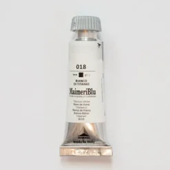 Pigment^Maimeri Blu 12ml 018 Titanium White - Little Painter Art | Exploring the Endless Possibilities of Art