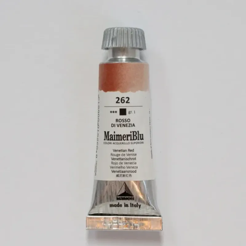 Pigment^Maimeri Blu 12ml 262 Venetian Red - Little Painter Art | Exploring the Endless Possibilities of Art