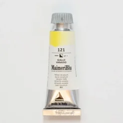 Pigment^Maimeri Blu 12ml 121 Yellow Vanadium - Little Painter Art | Exploring the Endless Possibilities of Art