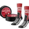 Shop All^Main & Local Canadian Hockey Skate Socks in Puck Tin - Little Painter Art | Exploring the Endless Possibilities of Art