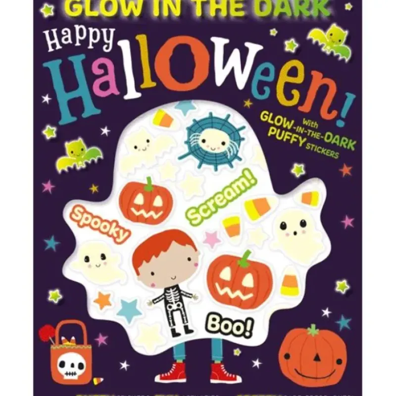 Hot^Make Believe Ideas Halloween Activity Book - Glow in the Dark Puffy Stickers - Little Painter Art | Exploring the Endless Possibilities of Art