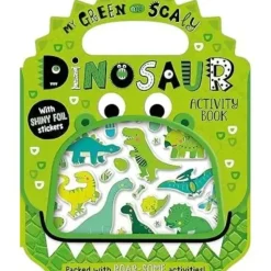 Shop All^Make Believe Ideas Shiny Sticker Activity Book - Green & Scaly Dinosaur - Little Painter Art | Exploring the Endless Possibilities of Art