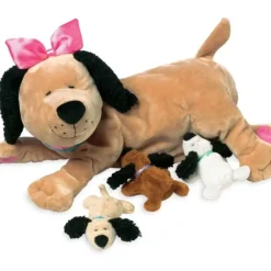 Shop All^Manhattan Toy Nursing Nana Dog & Pups Plush Toy Set - Little Painter Art | Exploring the Endless Possibilities of Art