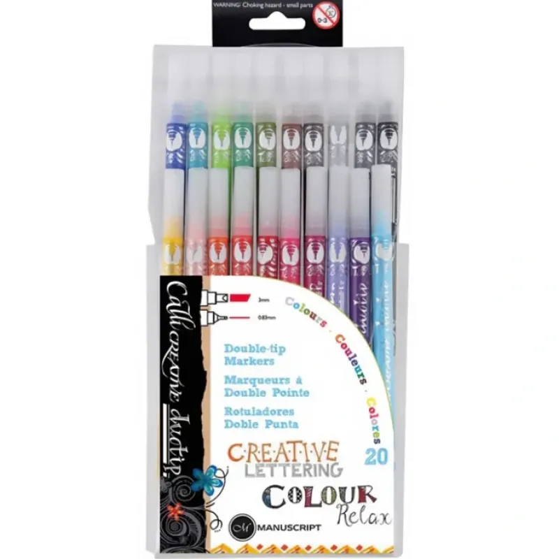 Shop All^Manuscript Callicreative Duotip Double-Tip Markers - Little Painter Art | Exploring the Endless Possibilities of Art