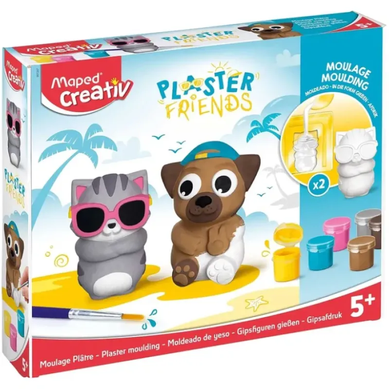 Brush^Maped Creativ Plaster Friends - Plaster Characters for Painting - Summer - Little Painter Art | Exploring the Endless Possibilities of Art