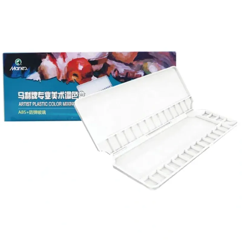 Shop All^Marie's Artist Plastic Rectangular Colour Mixing Box (32 Wells + 5 Mixing Areas) - Little Painter Art | Exploring the Endless Possibilities of Art