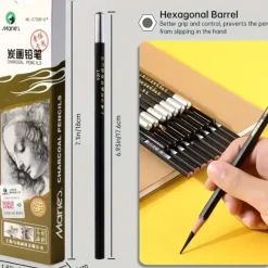 Shop All^Marie's Charcoal Pencils Set of 12 - Little Painter Art | Exploring the Endless Possibilities of Art