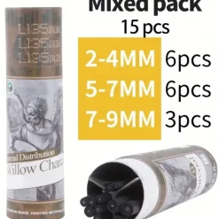 Shop All^Marie's Willow Charcoal Stick Set 15pcs - Little Painter Art | Exploring the Endless Possibilities of Art