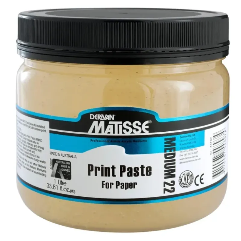 Shop All^Matisse Acrylic Medium MM22 Print Paste - Little Painter Art | Exploring the Endless Possibilities of Art
