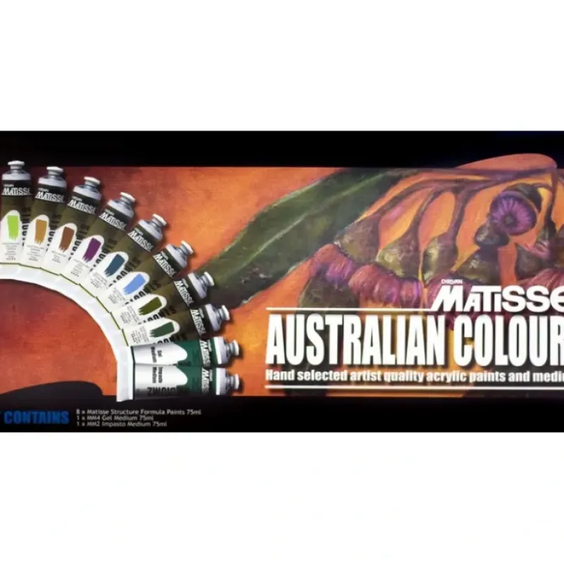 Shop All^Matisse Structure Australian set 10x75ml - Little Painter Art | Exploring the Endless Possibilities of Art