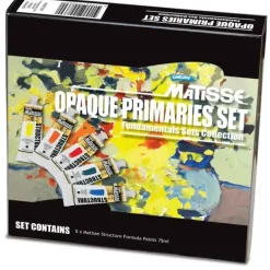 Shop All^Matisse Structure Opaque Primaries Set 5x75ml - Little Painter Art | Exploring the Endless Possibilities of Art