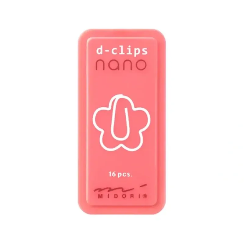 Shop All^Midori D-Clips Nano Paper Clips - Flower - Little Painter Art | Exploring the Endless Possibilities of Art