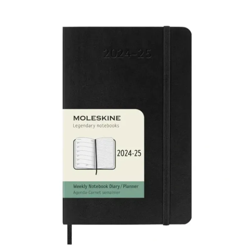 Hot^Moleskine 2024-2025 Agenda - Weekly, Pocket Softcover, Black - Little Painter Art | Exploring the Endless Possibilities of Art