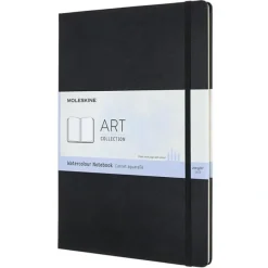Shop All^Moleskine Art Watercolour Notebook - A4 Vertical, Cold Press, Black - Little Painter Art | Exploring the Endless Possibilities of Art