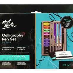 Shop All^Mont Marte Signature Calligraphy Pen 32pc Set - Little Painter Art | Exploring the Endless Possibilities of Art