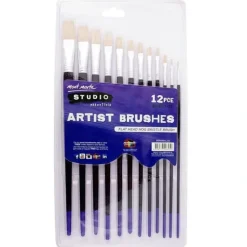 Canvas^Mont Marte Studio Artist Brush Set 12 Pieces - Little Painter Art | Exploring the Endless Possibilities of Art