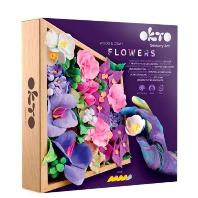 Hot^OKTO DIY Wood & Craft Flower Clay Kit - Flowers: Inspiration - Little Painter Art | Exploring the Endless Possibilities of Art