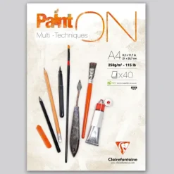 Shop All^Paint'ON Mixed media 250g Wit A4 40 vellen - Little Painter Art | Exploring the Endless Possibilities of Art