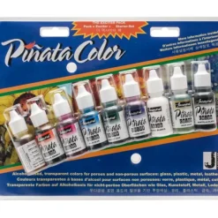 Pigment^Piata Alcohol Ink - Set of 9 - 0.5oz (14ml) - Exciter Set of 9 - Little Painter Art | Exploring the Endless Possibilities of Art