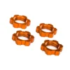 7758T Traxxas Wheel Nuts, Splined, 17mm, Serrated (orange-anodized)(4) - Little Painter Art | Exploring the Endless Possibilities of Art| Brush